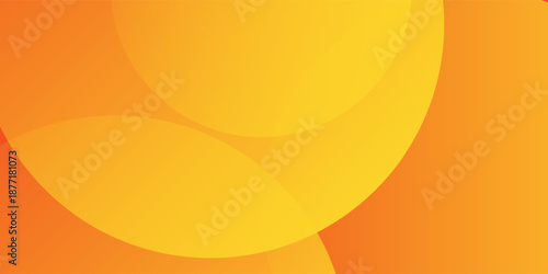 Minimal geometric background. Orange elements with fluid gradient. Modern Dynamic shapes composition. Eps10 vector illustration