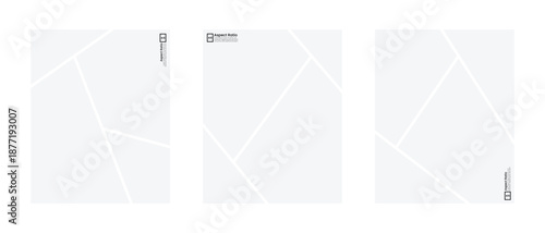 Stylized comic frame photo collage bundle for vertical 4:5 format