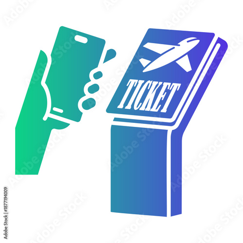 airport Gradient icon