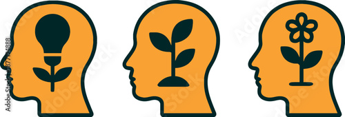 Growth and Ideas Concept Illustration