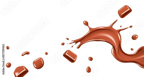 chocolate, melt, melted, liquid, drip, dripping, splash, flow, creamy, smooth, glossy, cocoa, brown, dessert, sweet, candy, confectionery, food, background, texture, swirl, wave, delicious, tasty, ric