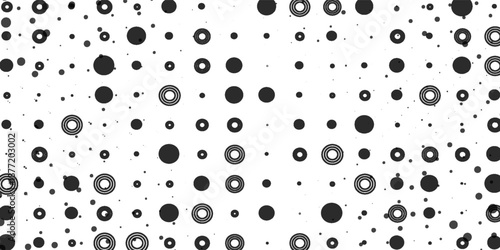a saturated pattern of polka, confetti, contrast, abstraction, seamless vector background.eps.10.