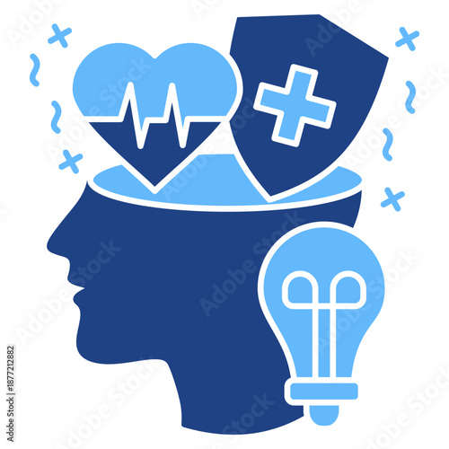 Vaccination Benefit glyph color icon