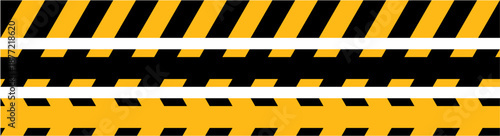 do not cross yellow police line tape sign