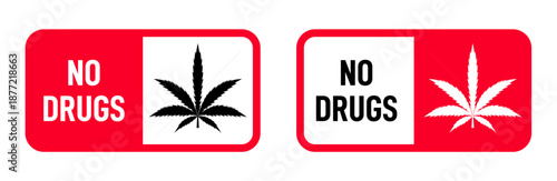 no drug caution sign