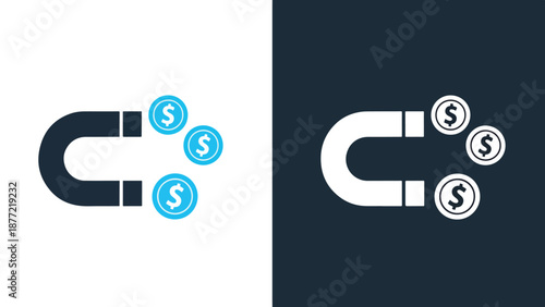 Cryptocurrency coin icons set flat design vector illustration. Blue icon bundle. Line and glyph icon set. Outline and solid icon collection. Editable Stroke Flat Vector