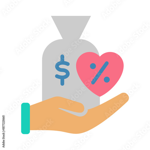 Commission Icon - Flat Color