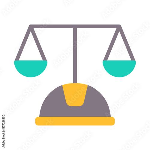 Labor Law Icon - Flat Color