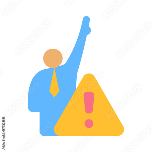 Grievance Icon - Flat Color