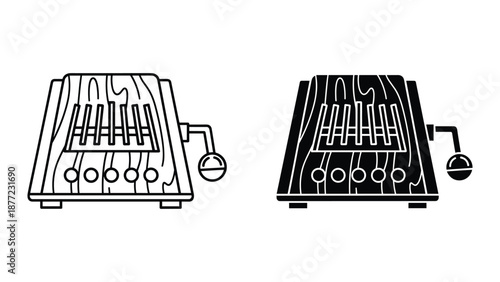 Engine Cylinder Head Illustration for Automotive Repair
