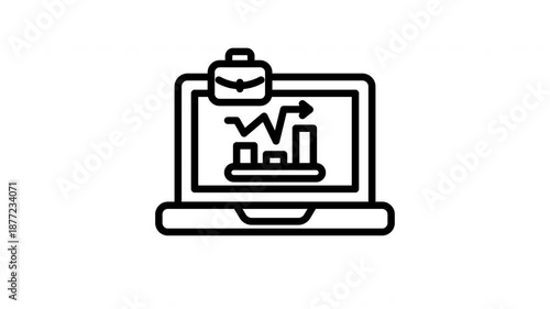 Animated Business Performance Analytics Dashboard