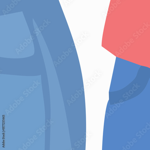 vector illustration of a man in a shirt