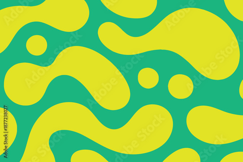 green fluid liquid abstract background