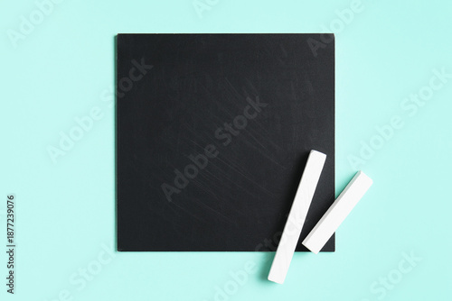 Chalkboard with white chalk...