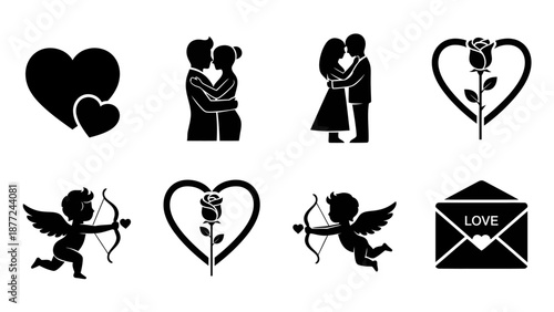 Paper Airplane Love Concept Minimalist Black Background Emotional Message Art