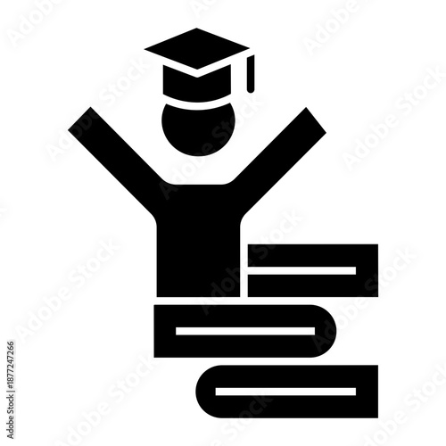 college studying Solid icon