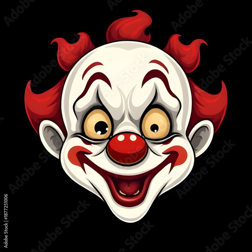 clown, face, cartoon, funny, smile, happy, circus, comedy, joker, mime, character, mascot, cute, playful, humor, fun, entertainment, party, festival, carnival, makeup, nose, rednose, hat, wig, express