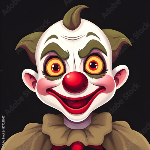 clown, face, cartoon, funny, smile, happy, circus, comedy, joker, mime, character, mascot, cute, playful, humor, fun, entertainment, party, festival, carnival, makeup, nose, rednose, hat, wig, express