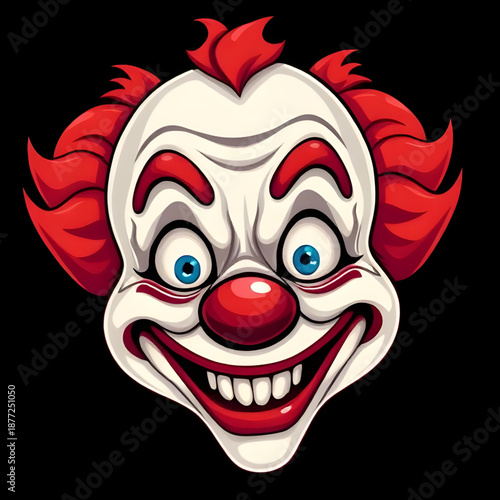clown, cartoon, face, funny, happy, smile, circus, comedy, joker, mime, entertainer, character, mascot, cute, playful, humor, fun, kids, children, party, carnival, festival, makeup, facepaint, rednose
