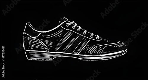 sport, shoes, sneaker, trainers, footwear, athletic, running, fitness, gym, workout, training, active, lifestyle, fashion, streetwear, design, drawing, sketch, illustration, lineart, outline, graphic,