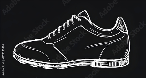 sport, shoes, sneaker, trainers, footwear, athletic, running, fitness, gym, workout, training, active, lifestyle, fashion, streetwear, design, drawing, sketch, illustration, lineart, outline, graphic,