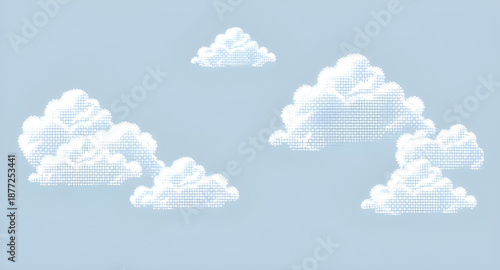 blue, sky, clouds, background, nature, weather, sunny, daylight, bright, clear, fresh, calm, peaceful, serene, atmosphere, airy, fluffy, white, soft, heaven, horizon, skyscape, outdoor, landscape, sum