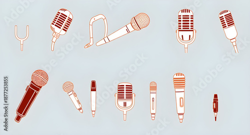 microphone, retro, vintage, mic, classic, old, radio, broadcast, sound, audio, voice, music, singer, singing, podcast, studio, recording, speech, talk, announcement, performance, stage, show, entertai
