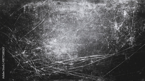 A textured dark background with scratches and grunge, perfect for adding a vintage or distressed effect. The image creates a sense of age and imperfection, suitable for a range of creative projects