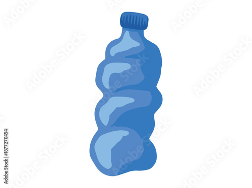 Plastic bottle Waste Illustration
