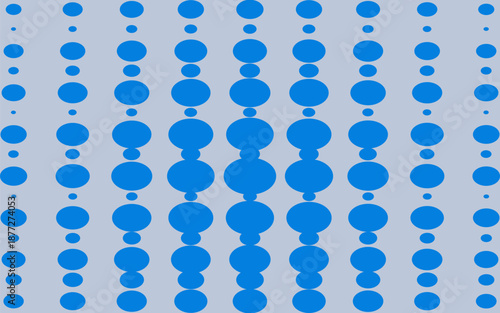 Transparent Polka-Dot Waterproof Material with Blue Dots