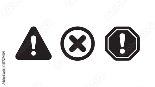 Warning Signs for Hazardous Situations with natural lighting and detailed texture for commercial background