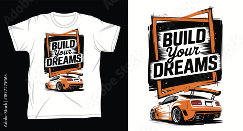 Car Graphic vector art t-shirt design print