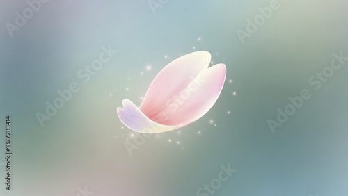 Pink whisk baking tool on pastel background with sparkles