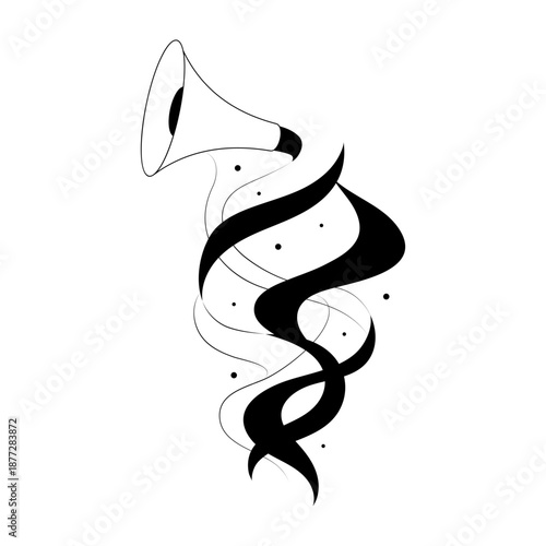 An illustration of mindful listening designed in doodle style