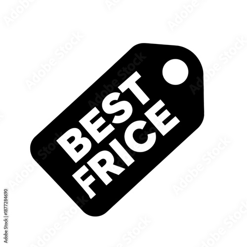Best Price Tag Line Icon.