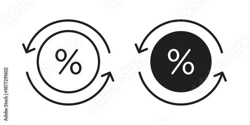 Exchange rate icons collection glyph and mixed vector Illustrations
