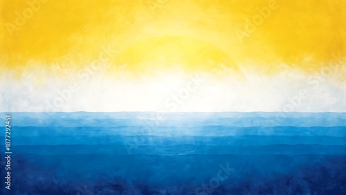 abstract watercolor background with clouds