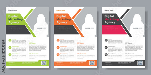 Creative Corporate & Business Flyer Brochure Template Design, abstract business flyer, vector template design. Brochure design, cover, annual report, poster, flyer