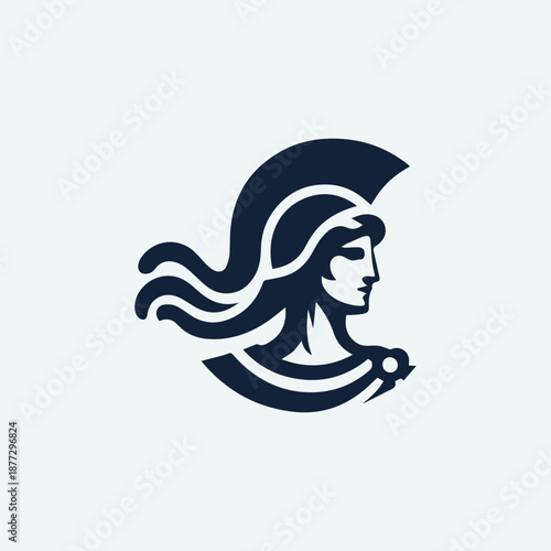 Acropolis Athena Goddess Logo