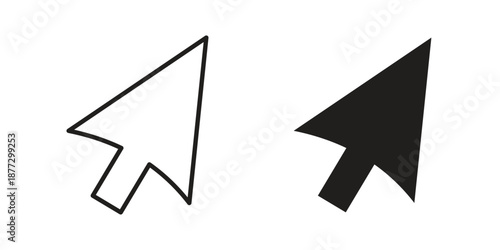 Mouse icons collection glyph and mixed vector Illustrations