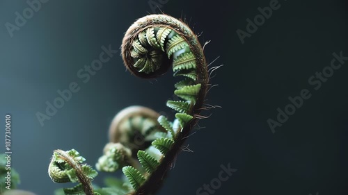 Unfurling Fern Frond: A Symbol of New Beginnings