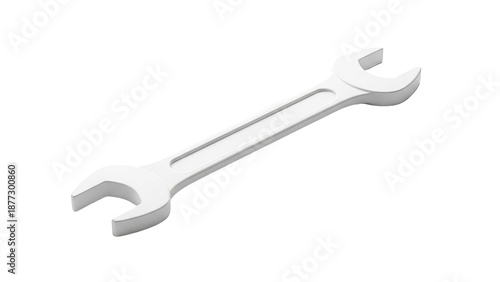 Wallpaper Mural Single Silver Combination Wrench on White Background Torontodigital.ca