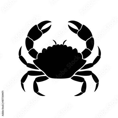 blue crab isolated on white