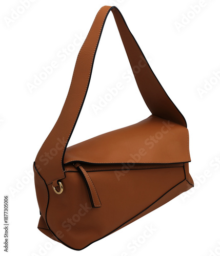 Image of a handbag for fashion on transparent background