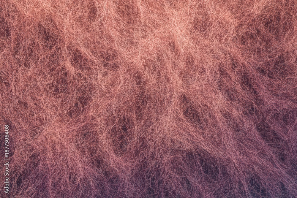 Obraz premium Premium Botanical Spanish Moss Texture Natural Air Plant Patterns with Glitch Purple Hues for Modern Marketing and Social Media