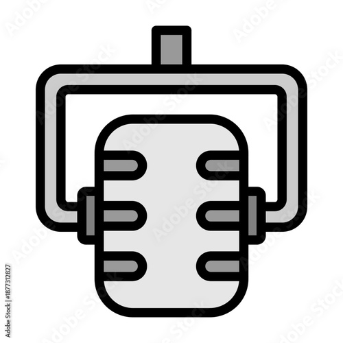 Microphone Vector Filled Icon Design