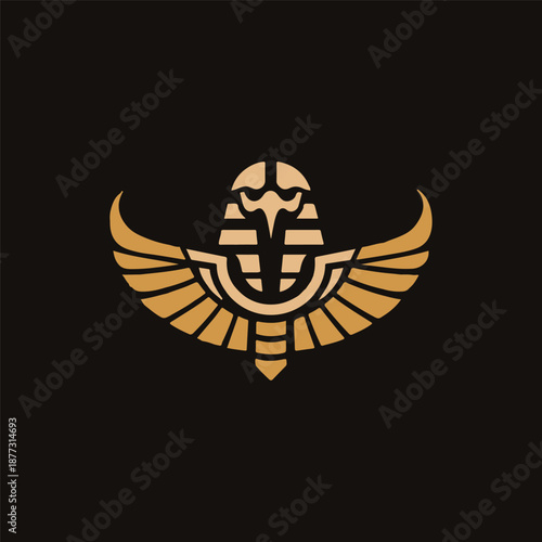 Horus Egypt God Logo
