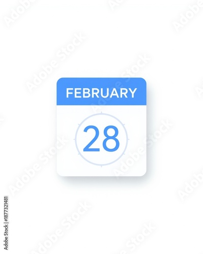 Calendar date february twenty-eight