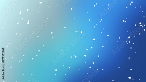 Abstract background with blue gradient and scattered white star particles, ideal for designs related to astronomy, galaxies, outer space, or night skies.