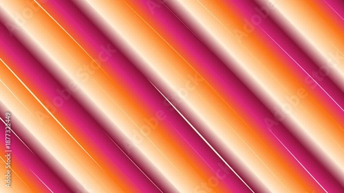 Abstract diagonal stripes in pink, orange, and white ideal for backgrounds, banners, and marketing materials in vibrant color schemes.